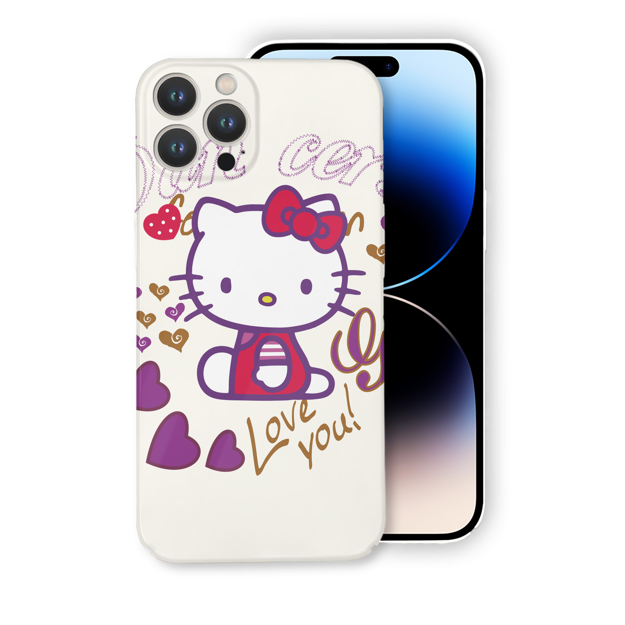 （画像用） Hello Kitty ハローキティ 【iPhone 14シリーズ対応】ハードケース